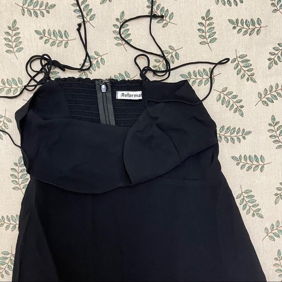 ❤️Reformation Juliette Dress Black - Picture 7 of 8